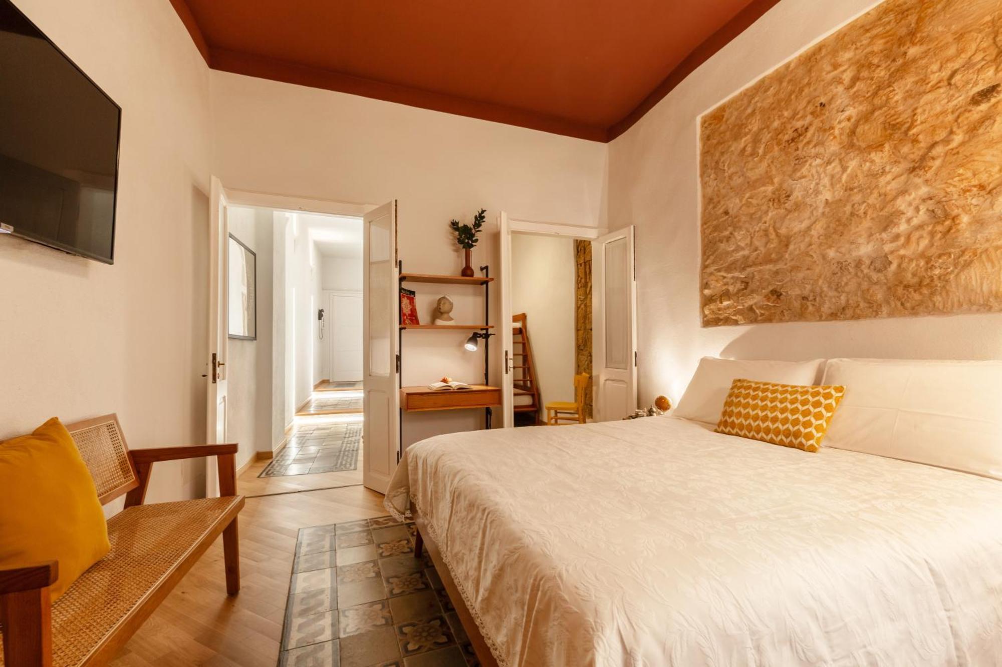 Casa Storica Di Charme Con Vista Mare Nel Cuore Di 卡利亚里 外观 照片